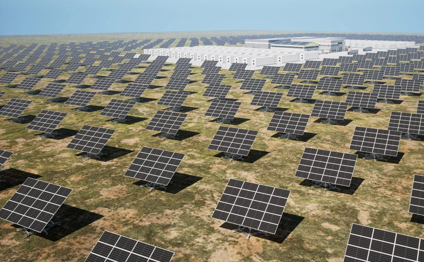 Centrales el&eacute;ctricas de gran escala montadas en el suelo