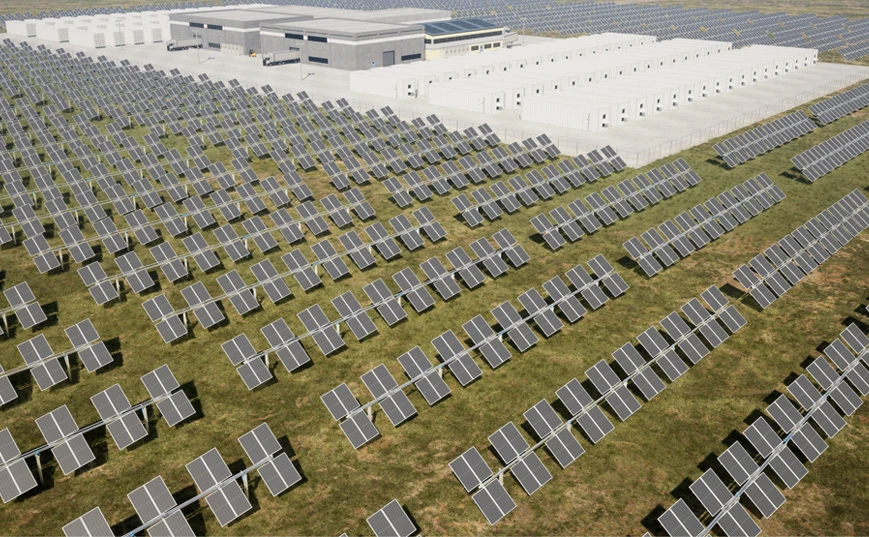 Centrales el&eacute;ctricas de gran escala montadas en el suelo